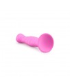 Dildo con Ventosa de Silicona Rosa