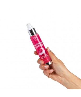 Lubricante Efecto Calor Fresas con Nata 50 ml