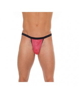 Tanga Rojo y Negro Talla Única