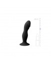 Dildo de Silicona Con Ventosa Negro