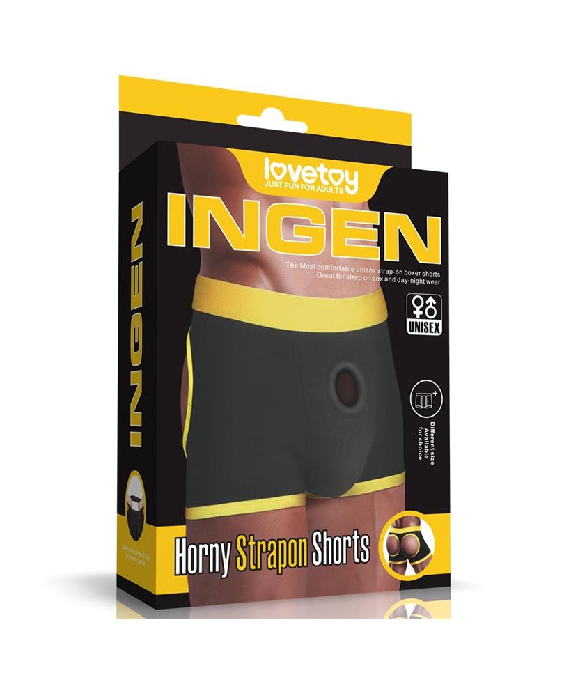 Calzoncillo Boxer Shorts Horny Strapon Talla XL XXL Unisex