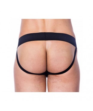 Slip de Cuero Color Negro