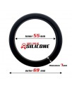 Anillo para el Pene Silicona Solida 55 cm Negro
