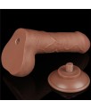 Dildo con Piel Retractil 7 Bronceado