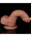 Dildo con Piel Retractil 7 Bronceado