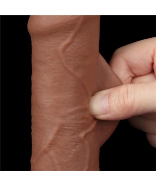Dildo con Piel Retractil 7 Bronceado