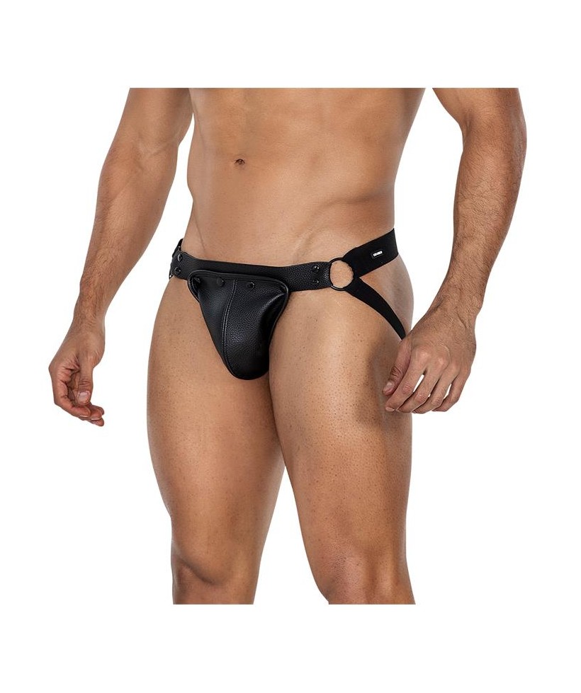 JOCKSTR4P02 Suspensorio Jock snap Negro