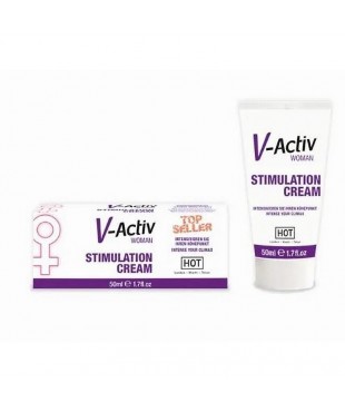 Hot V-Activ Stimulation Crema Estimuladora Femenina 50 ml