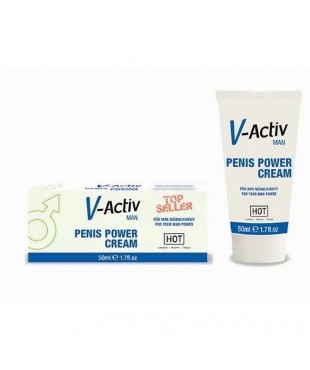 Hot V-Activ Penis Power Crema Potenciadora para Hombre 50 ml