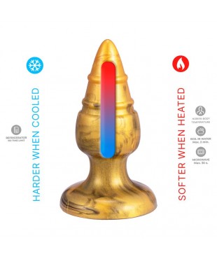 Goldy Plug anal Fantasy Silicona liquida