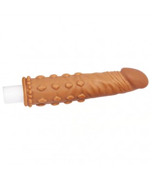 Funda para el Pene Add 2 Pleasure X Tender Marrón