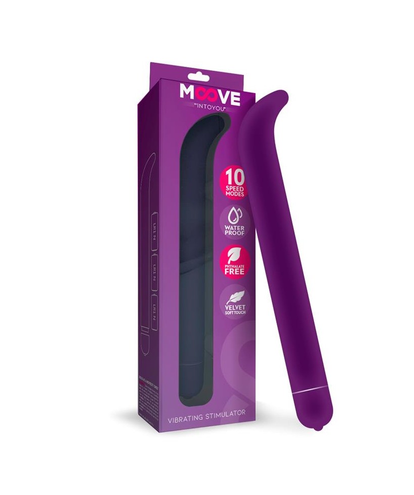 Estimulador VIbrador Punto G 10 funciones Purpura