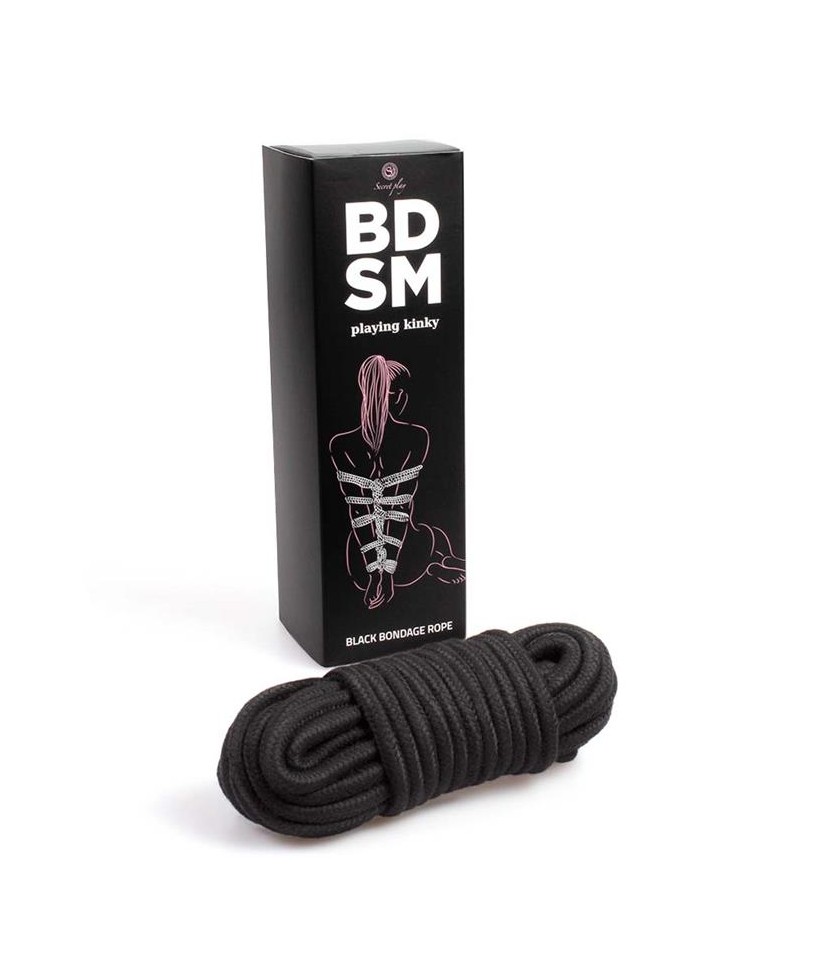 Cuerda para Bondage 10 m Negra