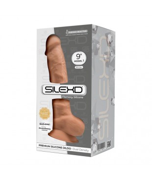 Dildo Dual Density Mol.1 - 9 Caramelo