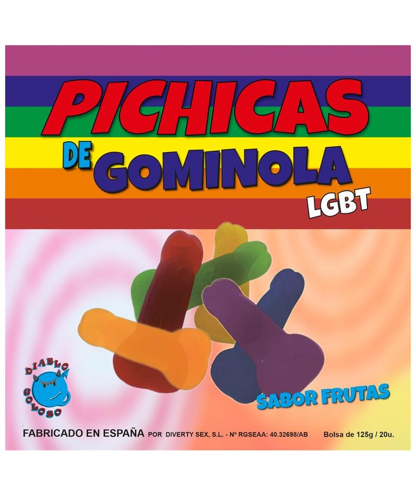 Caja Gominolas Pito Sabor Frutas LGBTQ