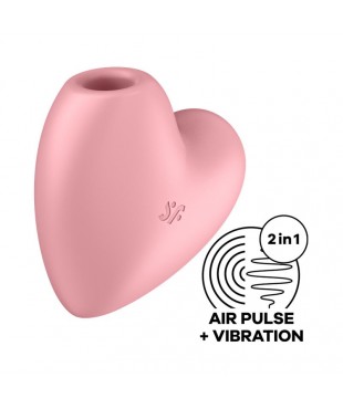 Cutie Heart Succionador de Clítoris y Vibración Rosa