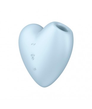 Cutie Heart Succionador de Clítoris y Vibración Azul