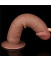 Dildo con Piel Retractil 8 Bronceado