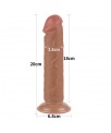 Dildo con Piel Retractil 8 Bronceado