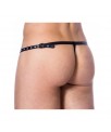 Tanga de Cuero Ajustable con Cremallera Talla unica