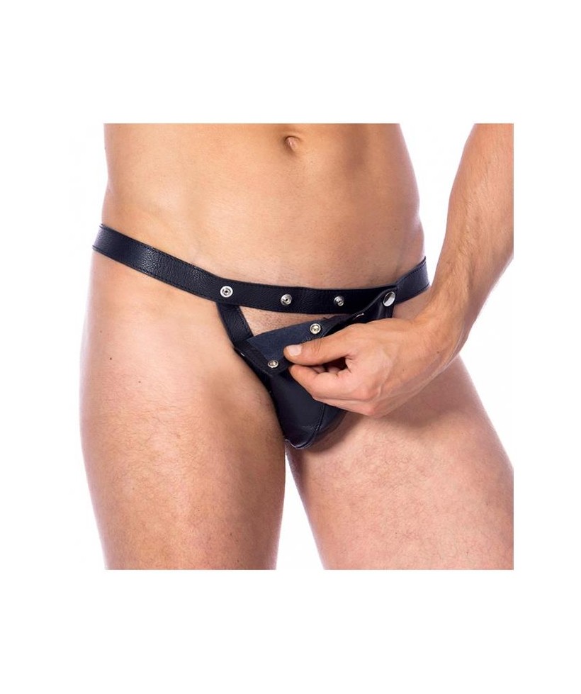 Panty Masculino de Cuero Talla unica