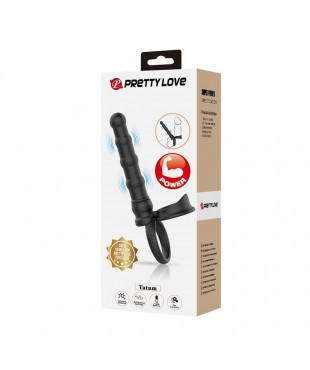 Tatum Plug Anal con Anillo para el Pene con Vibracion