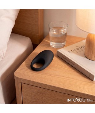 Ringo Anillo Vibrador con APP Unibody Negro