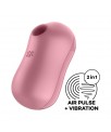 Cotton Candy Succionador de Clitoris y Vibrador Light Red