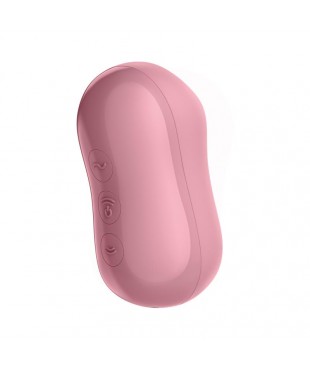 Cotton Candy Succionador de Clitoris y Vibrador Light Red