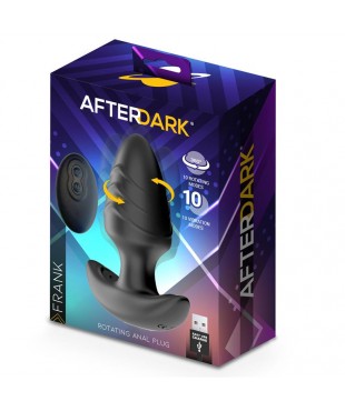 Frank Plug Anal con Vibracion y Rotacion 360º y Control Remoto