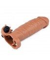 Funda para el Pene con Vibracion Add 2 Pleasure X Tender Marron