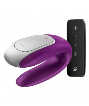 Double Fun Vibrador para Parejas con APP y Control Remoto Violeta