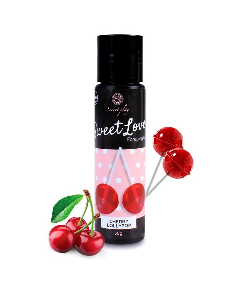 Sweet Love Lubricante Cereza Lollipop 60 ml
