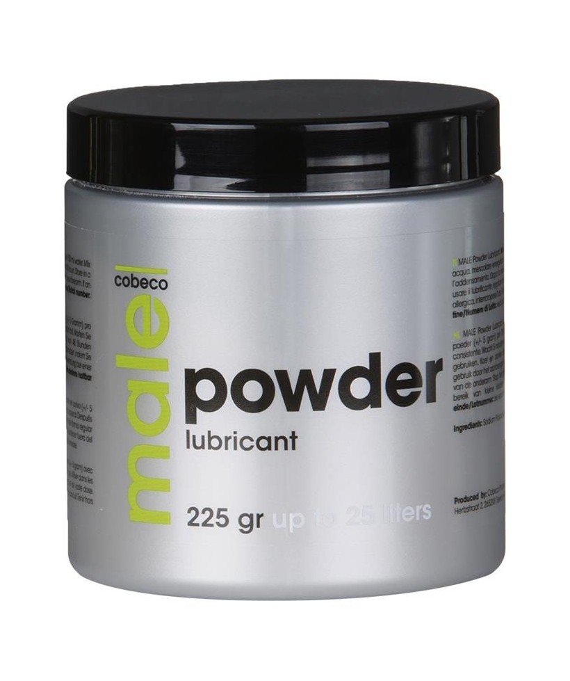 MALE Polvos para Gel Lubricante 225 gr