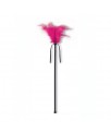 Estimulador con Plumas Fucsia