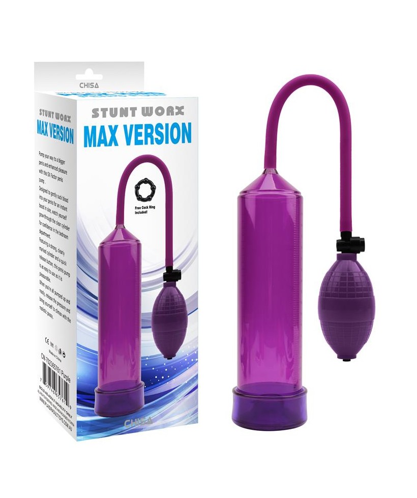 Bomba de Succion para el Pene MAX Version Purpura