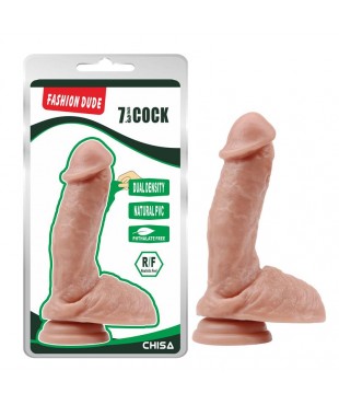 Dildo Dual Density Fashion Dude 7.3 Natural