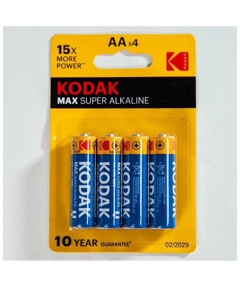 Pila Alkaline Super Max AA LR6 Blister de 4