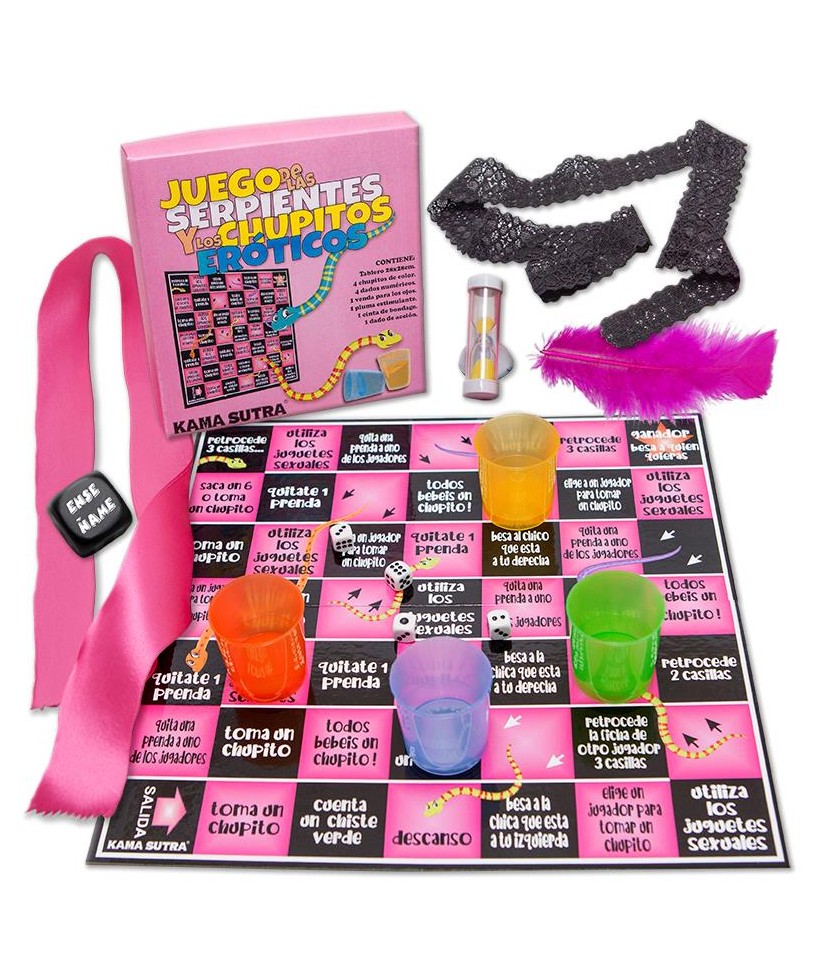Juego de Mesa la Serpiente Erotica Chupito