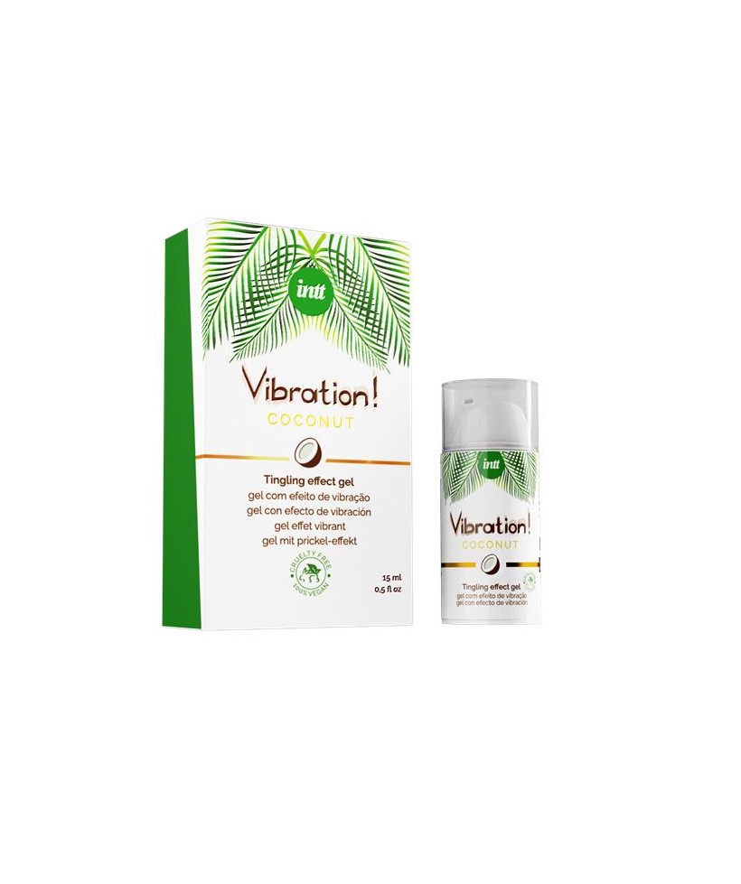 Vibrador Liquido Coco 100 Vegano Efecto Calor 15 ml