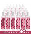 Pack de 40 Lubricante Base Agua Fresa 150 ml