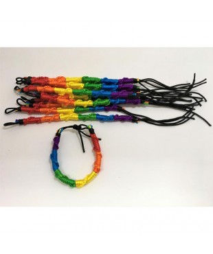 Pulsera/Trenza con Bandera LGBT+