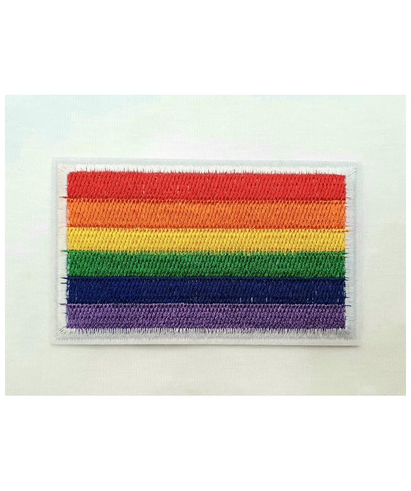 Parche Rectangular Bandera LGBT