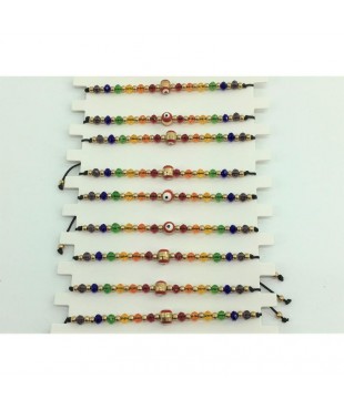 Pulsera Pequeña Ojo Turco Bandera LGBT+