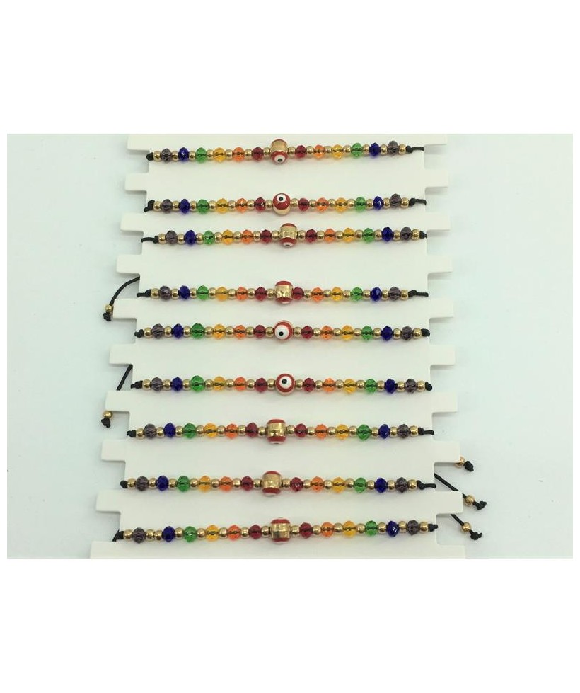 Pulsera Pequena Ojo Turco Bandera LGBT