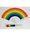 Abanico Plastico Bandera LGBT