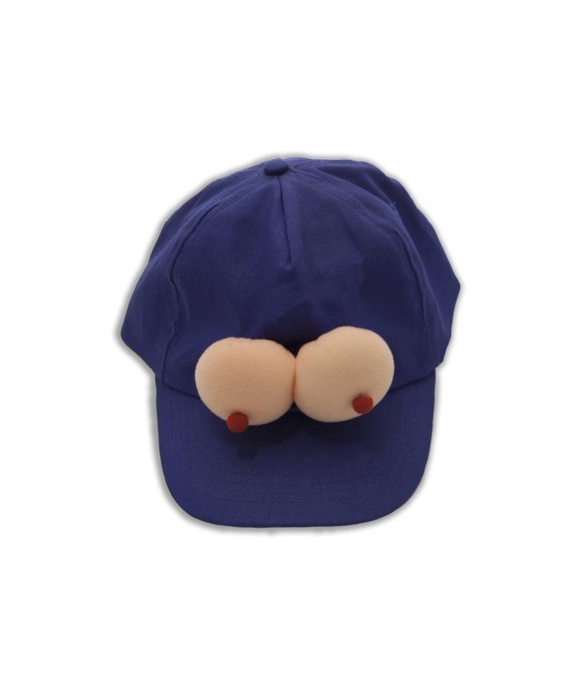 Gorra Azul con Tetas
