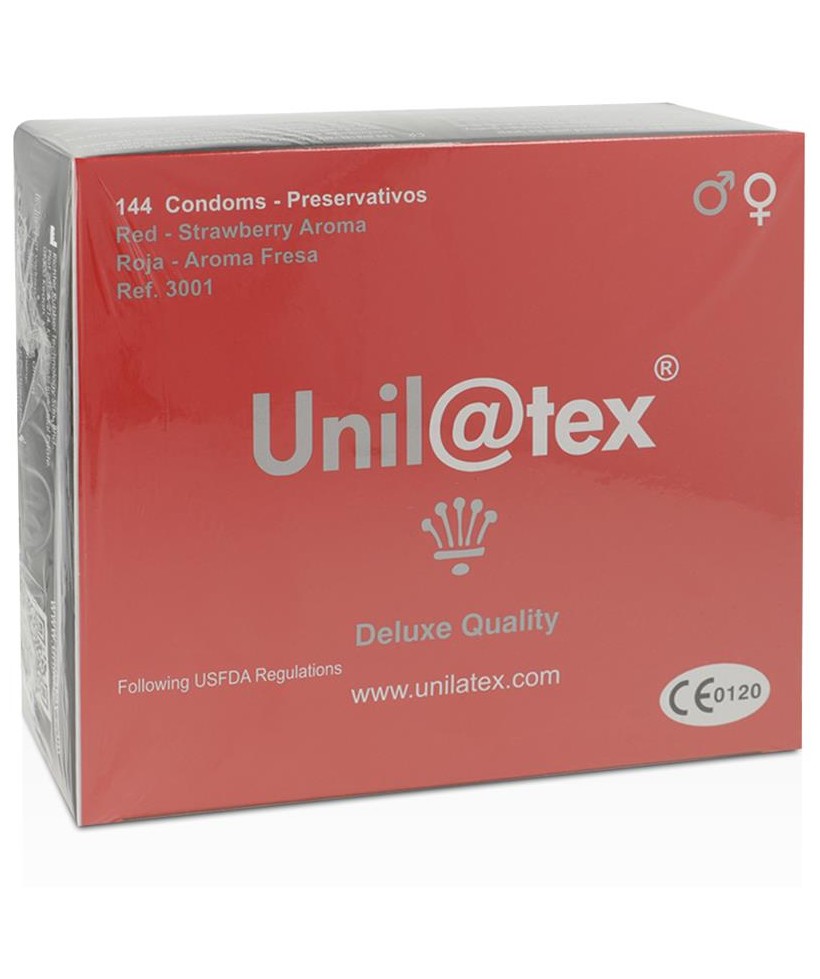 Preservativos Rojo Fresa 144 Unidades