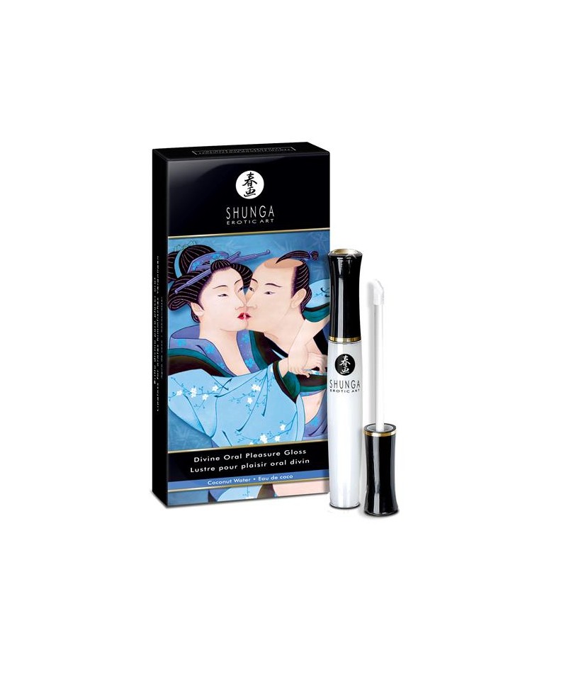 Shunga Gloss para Placer Oral Agua de Coco