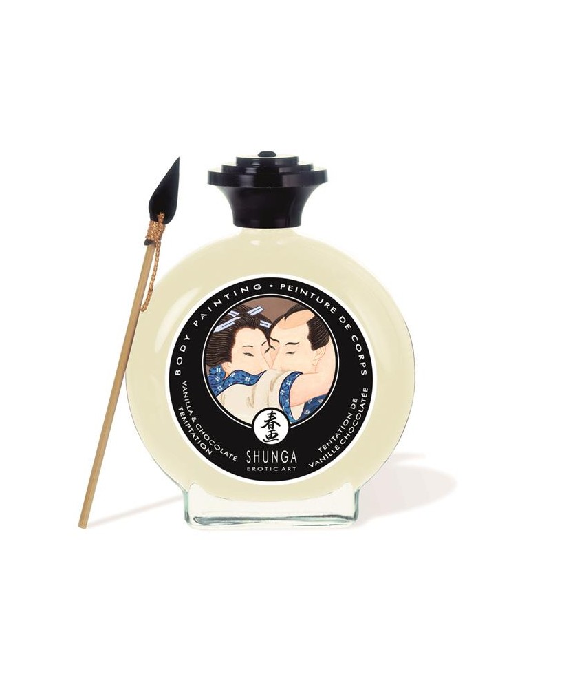 Shunga Pintura Besable Sabor Chocolate Blanco y Vainilla